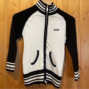 Bebe Knit Zip Sweater